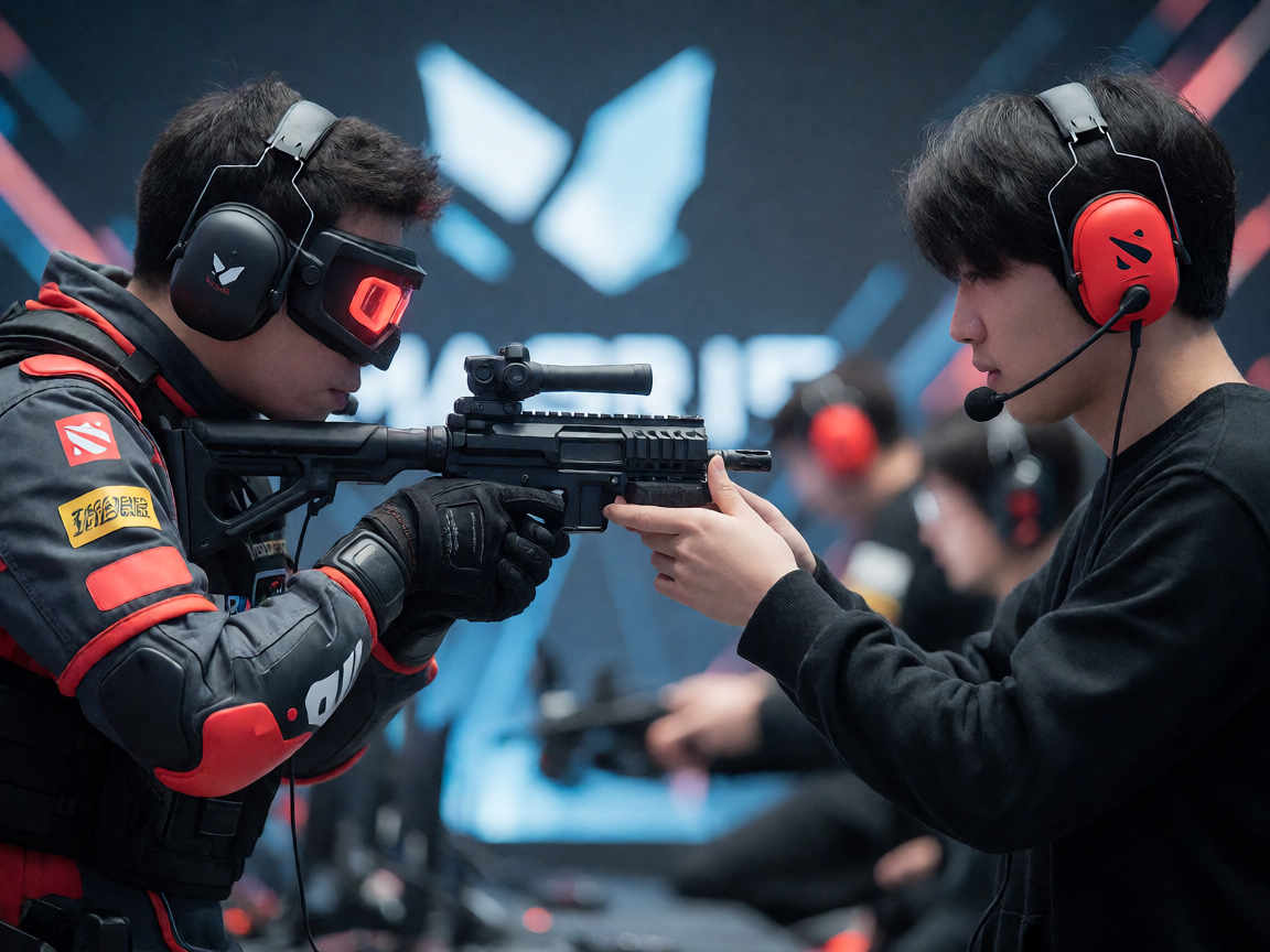 CSGO职业电竞比赛对抗场景